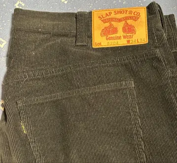 SLAP SHOT & CO. 코듀로이 팬츠 W34 L34