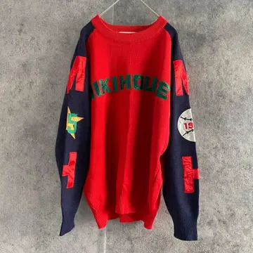 미키하우스 남성용 M 니트 레트로 mlkihouse