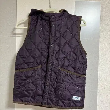아멘 퀼팅 베스트 0 퍼플 보라색