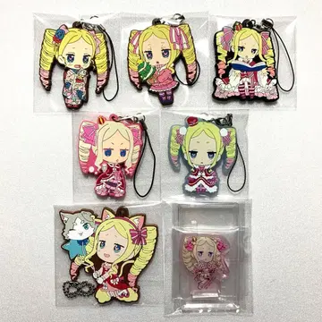 리제로 베아트리스 러버 스트랩 아크릴 스탠드 세트