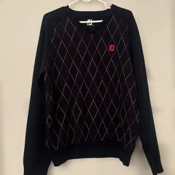 [ 새상품급 ] FJ 핏 조이 다이아몬드 패턴 스웨터 골프 남성용 M