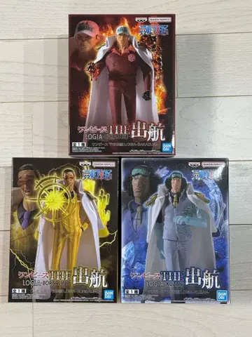 원피스 출항 피규어 3대장 기어 사카즈키 쿠잔 볼사리노