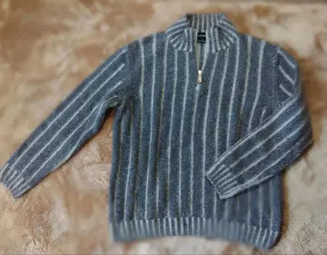 HERITAGE 스트라이프 하이넥 스웨터