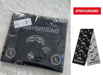 화제 상품 SPRAYGROUND 머플러 블랙/그레이