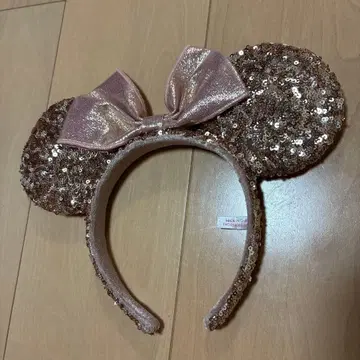 디즈니 미니 머리띠 핑크 리본 포함