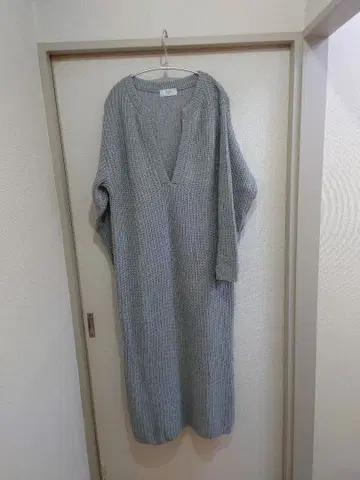 그레이 니트 원피스