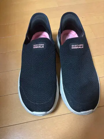 SKECHERS GO WALK 슬립온 블랙