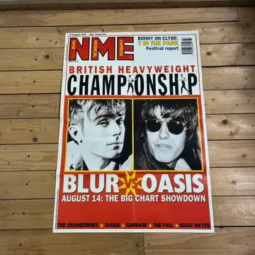 당시 oasis 오아시스 blur 블러 x 카드 코번 포스터