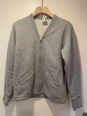 LOOPWHEELER 맨투맨 가디건 그레이 S