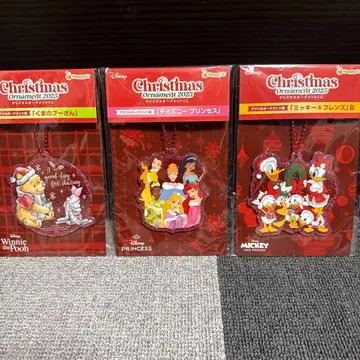 디즈니 크리스마스 오너먼트 2025 아크릴 오너먼트상 3종 세트