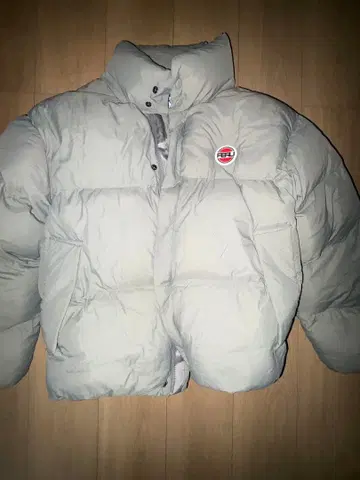 perushu 스탠드넥 충전솜 블루종 다운 자켓 라이트 그레이