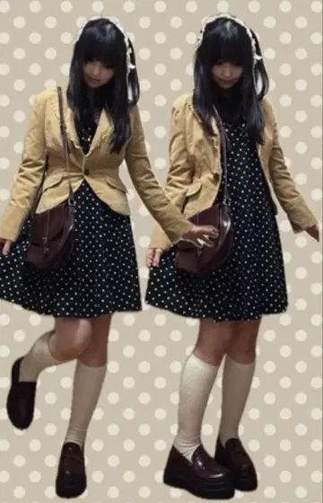 모리걸 헤이세이 레트로 테일러드 자켓 아리에스