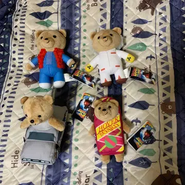 백투더퓨처 애니멀 코디 봉제 인형 4체