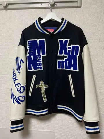 amnjx 히라모토 렌 바시티 자켓