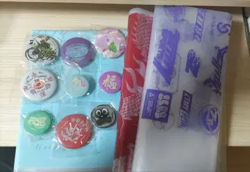 계속 한밤중이면 좋을 텐데 가챠 캔 배지, 쇼핑백 세트