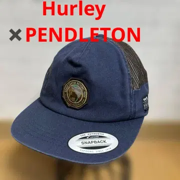 레어 Hurley 펜들턴 콜라보 캡 아웃도어 구제 의류 아메카지