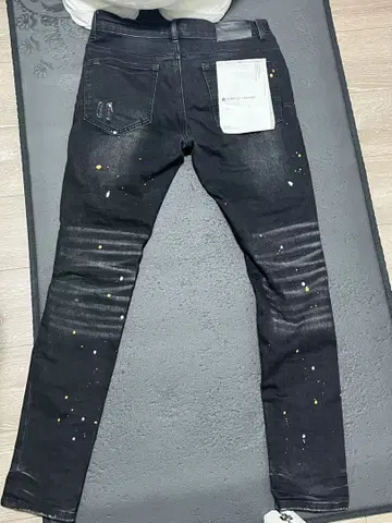 PURPLE 블랙 스키니 데님