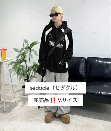 [ 완판템 ] sedacle 유니폼 라이크 후드티 블랙