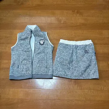 FILA 플리스 베스트 스커트 포함