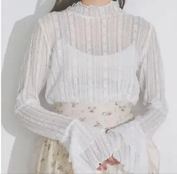 W 플레어 쓰리 브레이스 tops merry jenny