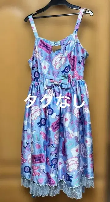 Angelicpretty Girly Sticker 오버롤 스커트