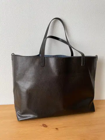 페리지 가죽 토트백 13/37 네이비