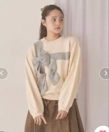 메리제니 선물 리본 니트