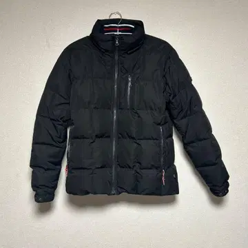 BEAMS HEART 블랙 다운 자켓 XL