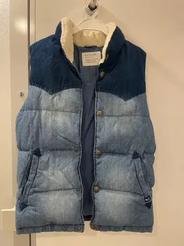 BAYFLOW 데님 그라데이션 다운 베스트