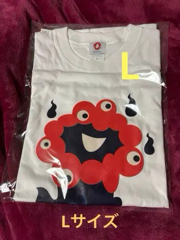 유령 미야쿠미야쿠 화이트 T셔츠 L 사이즈