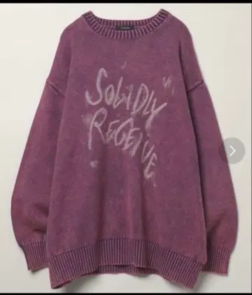 지나시스 BLUR 로고 BIG 풀오버