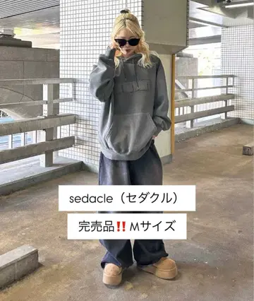 [ 완판템 ] sedacle 빈티지 라이크 피그먼트 후드티
