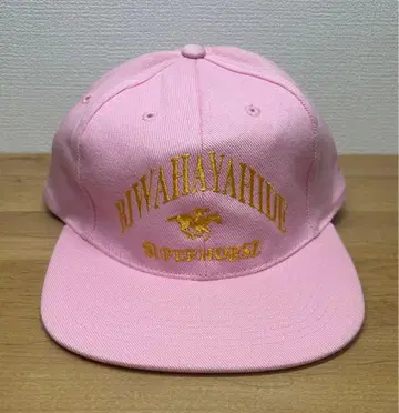 [ 미사용 ] 경마 서러브레드 비와하야히데 캡 자수 레어!