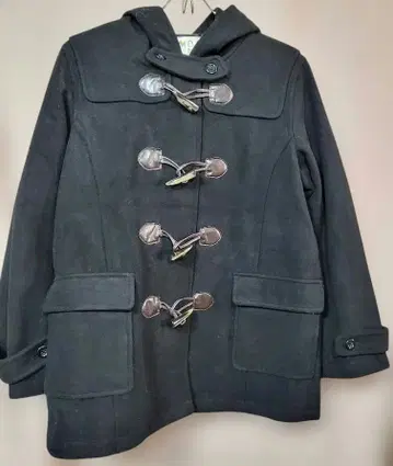 후드 부착 더플 코트