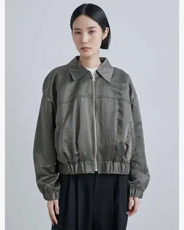 MIESROHE(미에스로에) 리사이클 NY 컴팩트 봄버 자켓