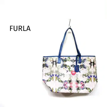[ 새상품급 ] FURLA 훌라 토트백 보타니컬 꽃무늬 올 패턴 페인트