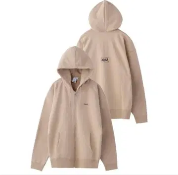 x-girl 엑스걸 베이지 집업 후디 후드티 S