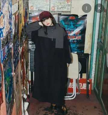 니코앤드 MODE NORM CORE 플리스 밀리터리 맥시 원피스