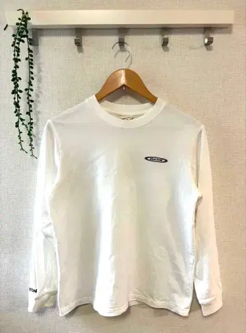 DULTON 달튼 롱 T셔츠 오벌 로고 화이트 S