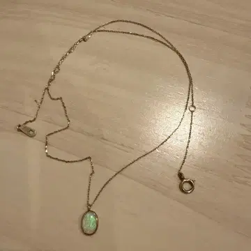 agete K10 오팔 목걸이