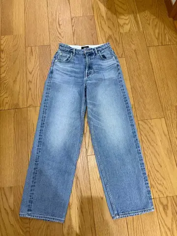 Aga denim 라이트 블루 와이드 레그 데님