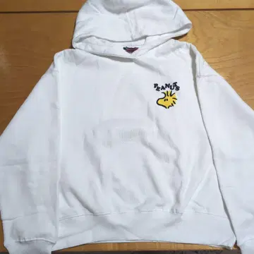 ZARA PEANUTS 화이트 후드티 L