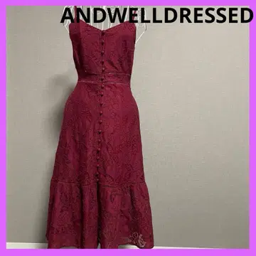 [ 새상품급 ] ANDWELLDRESSED 보르도 원피스