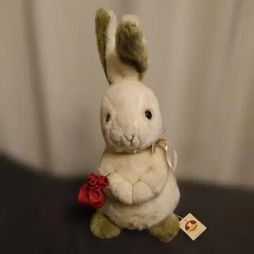 [레어] 산에이 산에이 무역 토끼 봉제 인형 쇼와 레트로