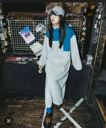 니코앤드 MODE NORM CORE 플리스 밀리터리 맥시 원피스