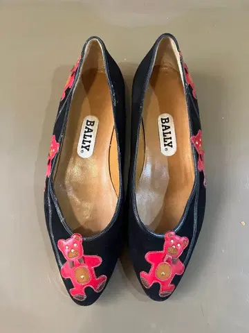 BALLY 곰 테디베어 플랫슈즈