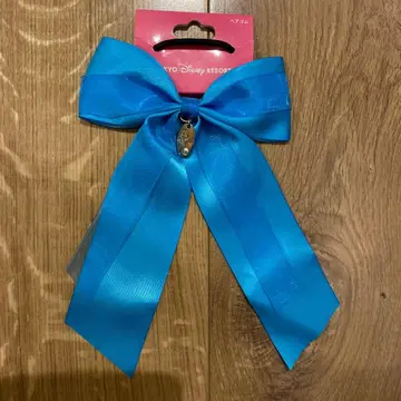 새상품 디즈니랜드 미녀와 야수 벨 리본 머리끈