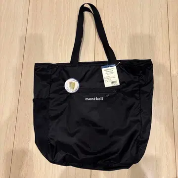 새상품 mont-bell 포켓터블 라이트 토트 M 블랙