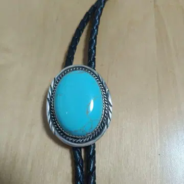 터콰이즈 블루 루프 타이 S. MARTINEZ 제조