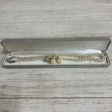 펄 목걸이 귀찌